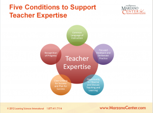 5 conditions to support teacher expertise